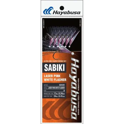 Hayabusa - Laser Pink White Sabiki EX131 view 3