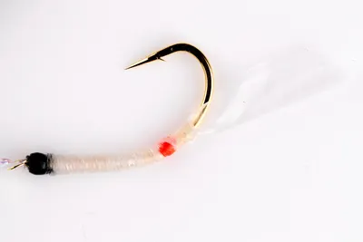 Hayabusa - UV White Shrimp Sabiki EX127 view 2