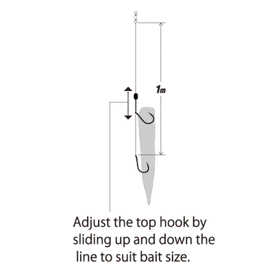 Hayabusa - Snapper Adjustable Rig (Twin Pack) view 2